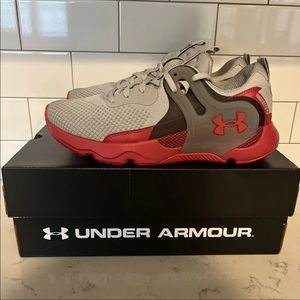 Texas Tech Red Raiders Under Armour HOVR Apex 3 Training Shoe - Gray Men's 7.5